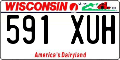 WI license plate 591XUH