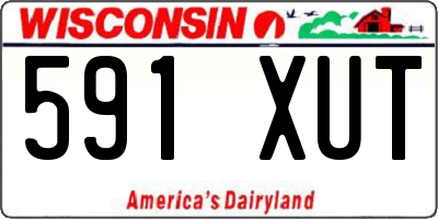 WI license plate 591XUT