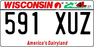 WI license plate 591XUZ