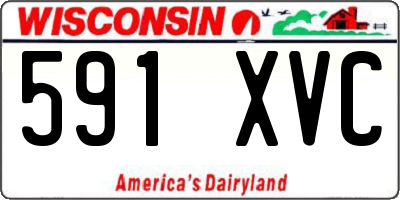 WI license plate 591XVC