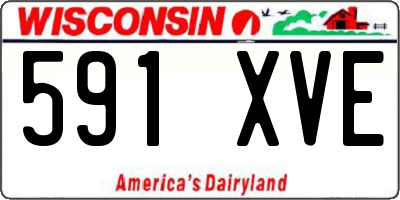 WI license plate 591XVE