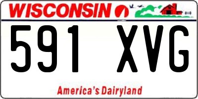WI license plate 591XVG