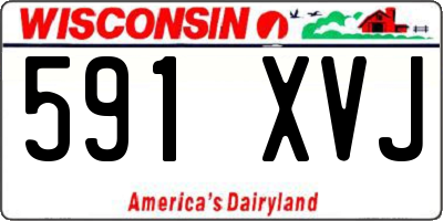 WI license plate 591XVJ