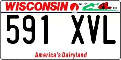 WI license plate 591XVL