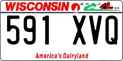 WI license plate 591XVQ