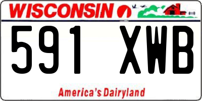 WI license plate 591XWB