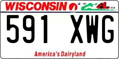WI license plate 591XWG