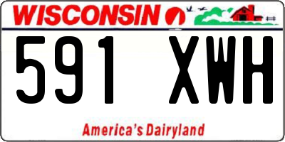 WI license plate 591XWH