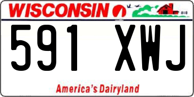 WI license plate 591XWJ