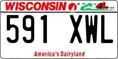 WI license plate 591XWL