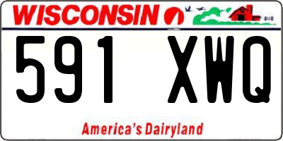 WI license plate 591XWQ