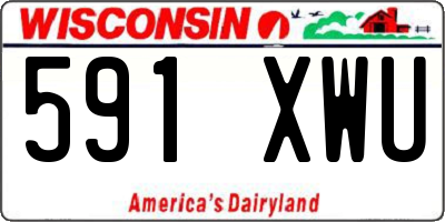 WI license plate 591XWU