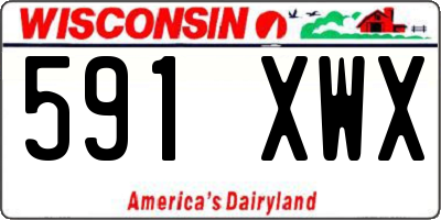 WI license plate 591XWX