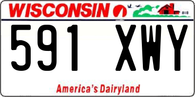 WI license plate 591XWY