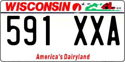 WI license plate 591XXA