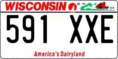 WI license plate 591XXE