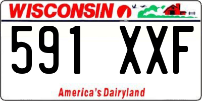 WI license plate 591XXF