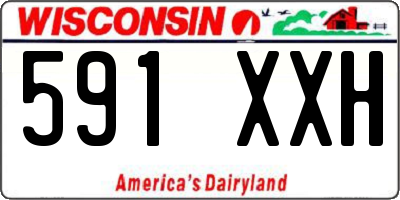WI license plate 591XXH