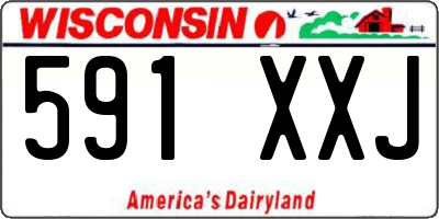 WI license plate 591XXJ