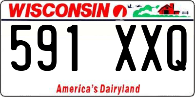 WI license plate 591XXQ