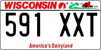 WI license plate 591XXT