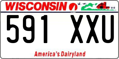 WI license plate 591XXU