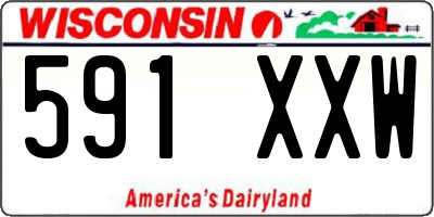 WI license plate 591XXW