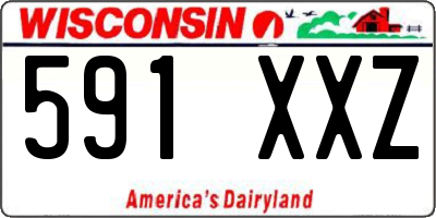WI license plate 591XXZ