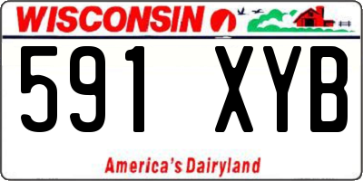WI license plate 591XYB