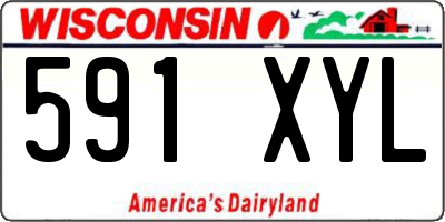 WI license plate 591XYL