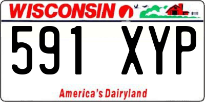 WI license plate 591XYP