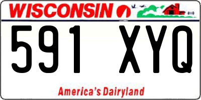 WI license plate 591XYQ