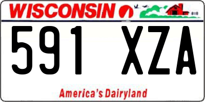 WI license plate 591XZA