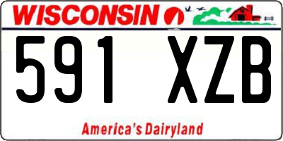 WI license plate 591XZB