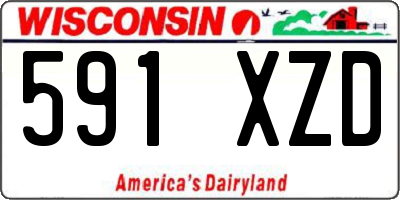 WI license plate 591XZD