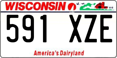 WI license plate 591XZE