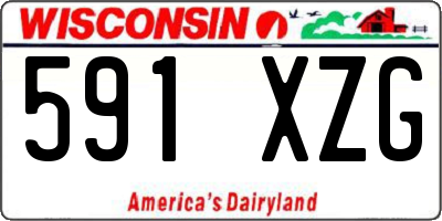 WI license plate 591XZG