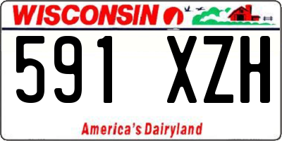 WI license plate 591XZH