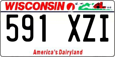 WI license plate 591XZI