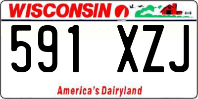 WI license plate 591XZJ