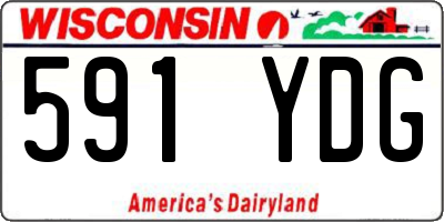 WI license plate 591YDG