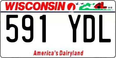 WI license plate 591YDL
