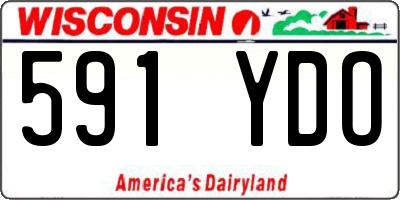 WI license plate 591YDO
