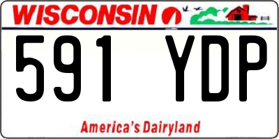 WI license plate 591YDP