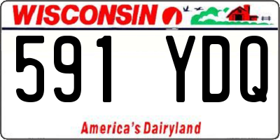 WI license plate 591YDQ