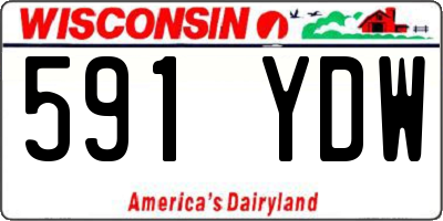 WI license plate 591YDW