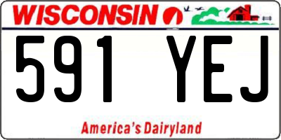 WI license plate 591YEJ