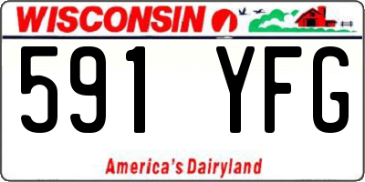 WI license plate 591YFG