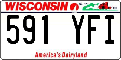 WI license plate 591YFI