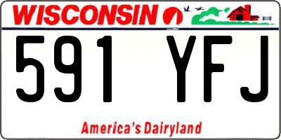 WI license plate 591YFJ